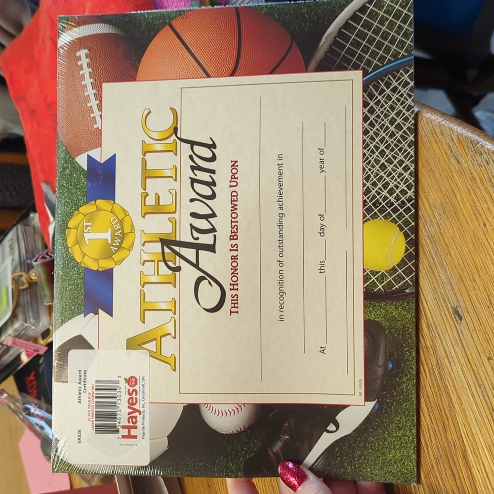 Athletic School Awards